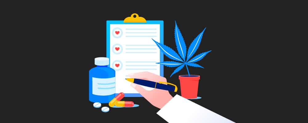 Doctor listing the forms of CBD