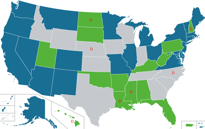 United States cannabis legality map